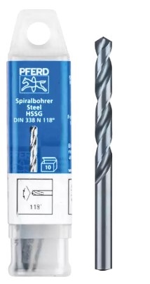 Сверло по металлу PFERD STEEL HSS-G DIN 338 Сверло по металлу PFERD STEEL HSS-G DIN 338