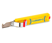 Ніж для зняття оболонки кабелю JOKARI No. 28H SECURA 8–28 мм, з гачковим лезом, арт. 10280