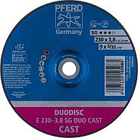 Круг відрізний  PFERD E 230-3,8 SG DUO CAST