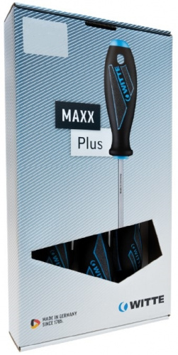 Набор отверток WITTE MAXX PLUS 6 пр. SL/PH1+2+3 Набор отверток WITTE MAXX PLUS 6 пр. SL/PH1+2+3