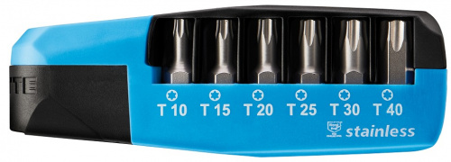 Набор бит с трещоткой WITTE MAXX RATCHDRIVE STAINLESS 7 пр.