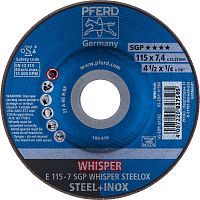 Круг шлифовальный PFERD  SGP WHISPER STEELOX