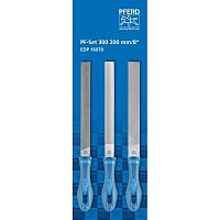 Набір напилків PFERD PF-Set 300 200 мм, 3 шт. з ергономічними ручками