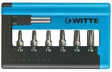 Набор бит c битодержателем WITTE MAXX COMBIT-BOX STAINLESS 7 пр.