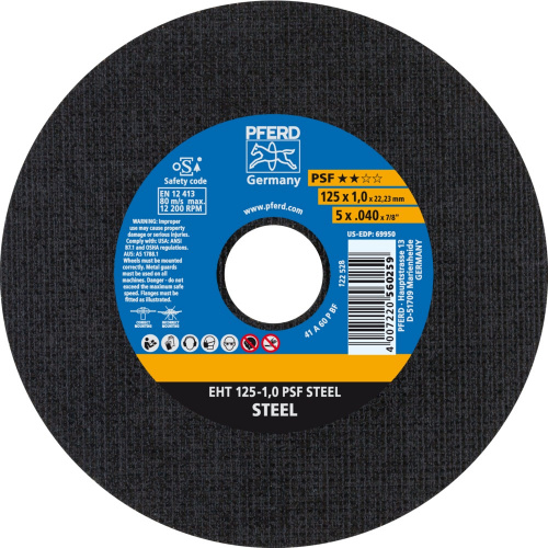 Круг відрізний PFERD PSF STEEL Круг відрізний PFERD PSF STEEL