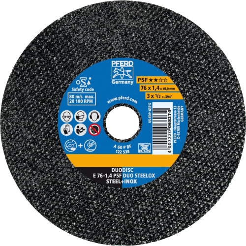 Комбідиск PFERD PSF DUODISC STEELOX Комбідиск PFERD PSF DUODISC STEELOX